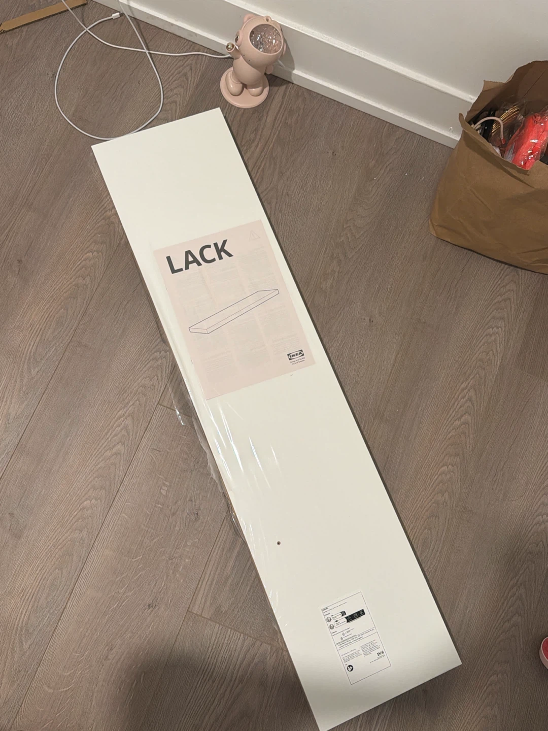 IKEA LACK White Wall Shelf 110x26 cm
