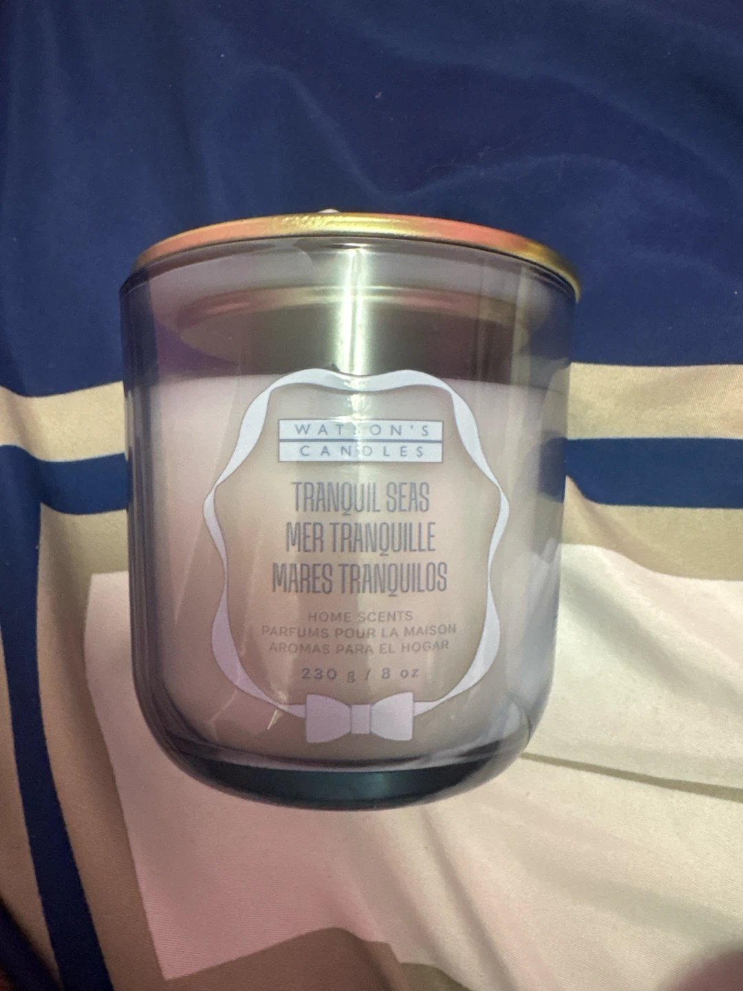 Wattson's Candles Tranquil Seas Scented Candle