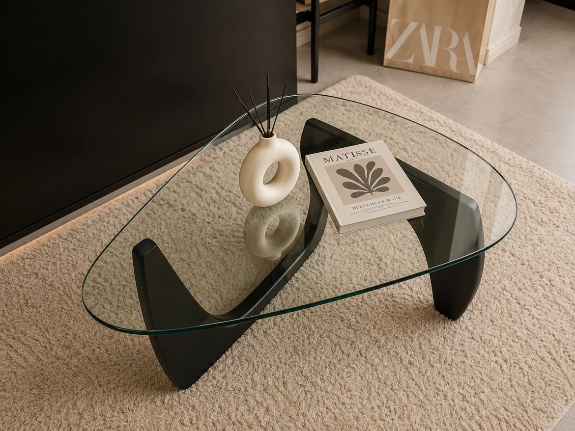 Glass Top Coffee Table