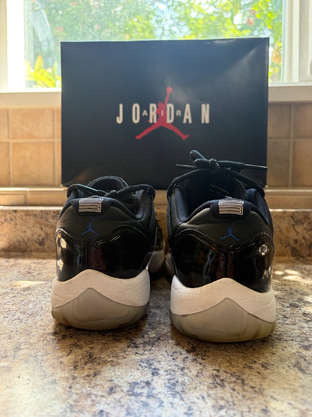 Jordan 11 Black Patent Leather Sneakers - photo 2
