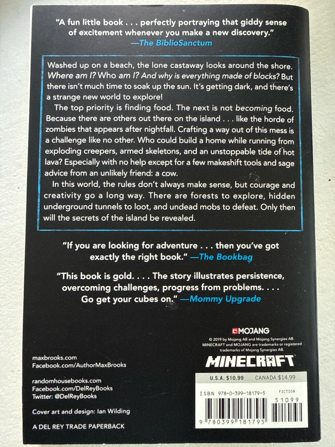 New Minecraft The Island by Max Brooks (Book) - photo 2