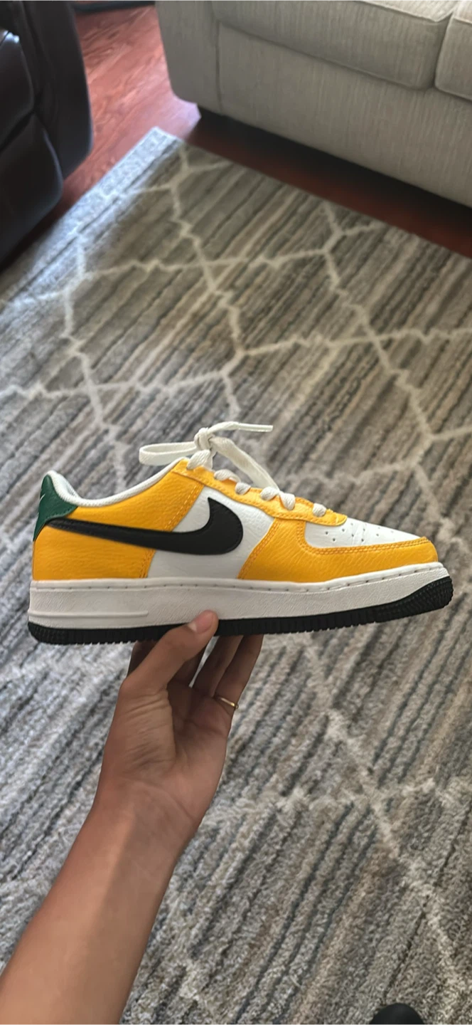 Nike Air Force 1 Low Yellow White Green - photo 3
