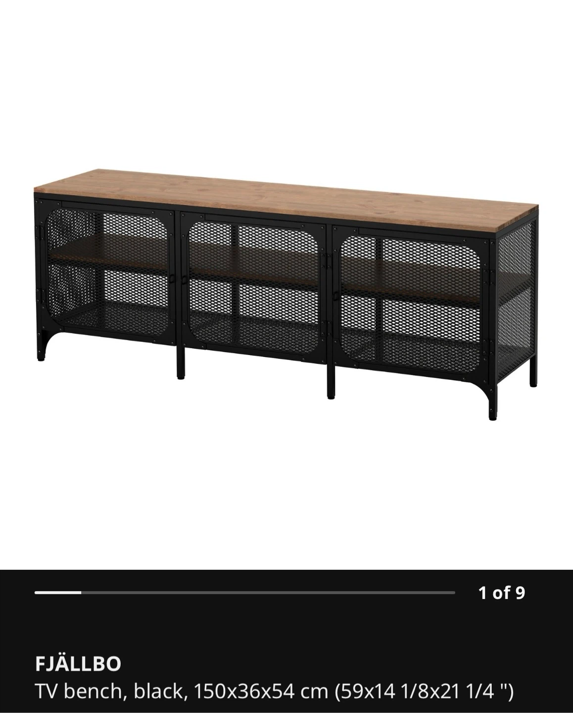 IKEA FJÄLLBO TV Bench - photo 4