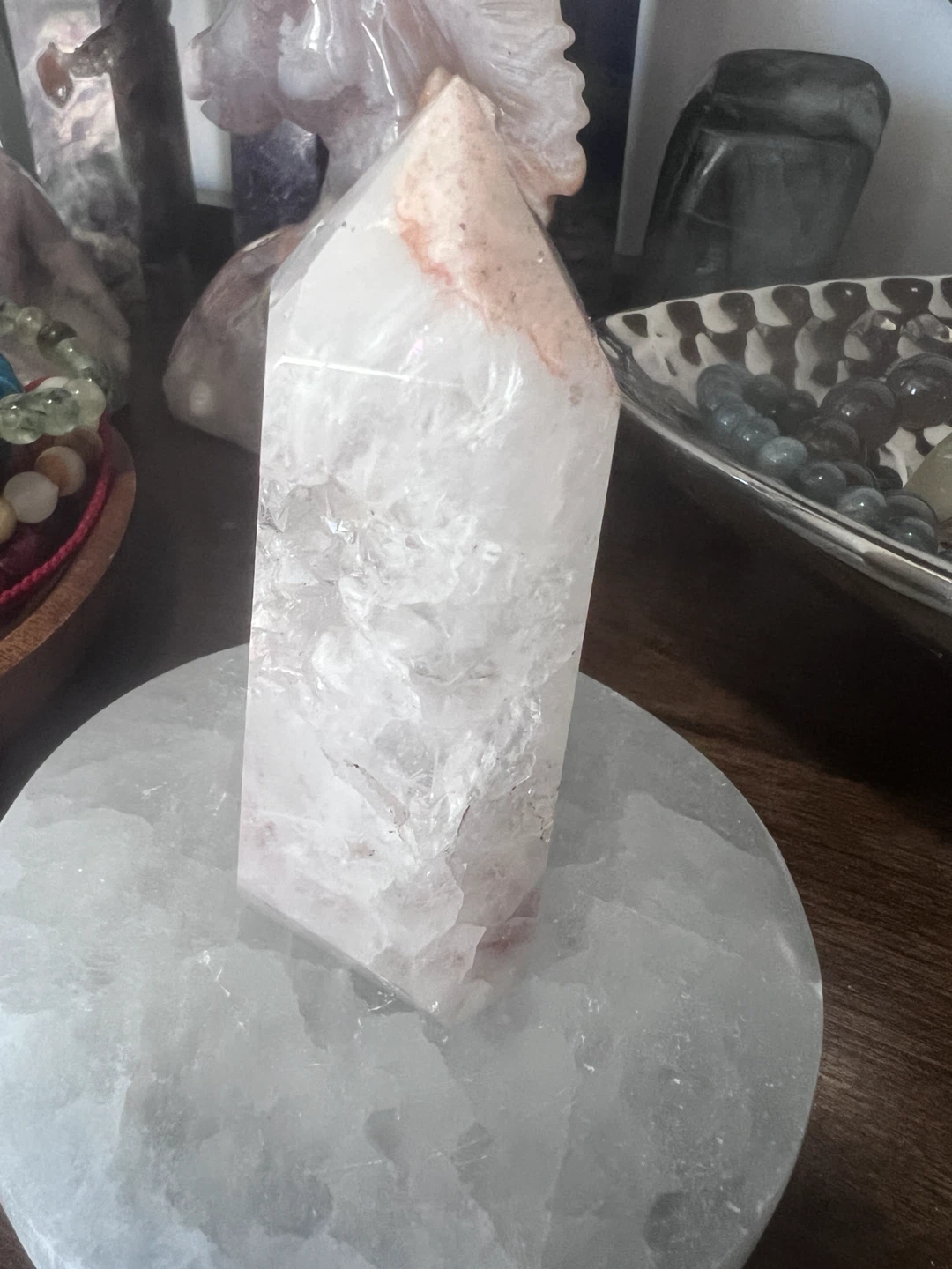 PINK AMETHYST DRUZY MINI TOWER - photo 2