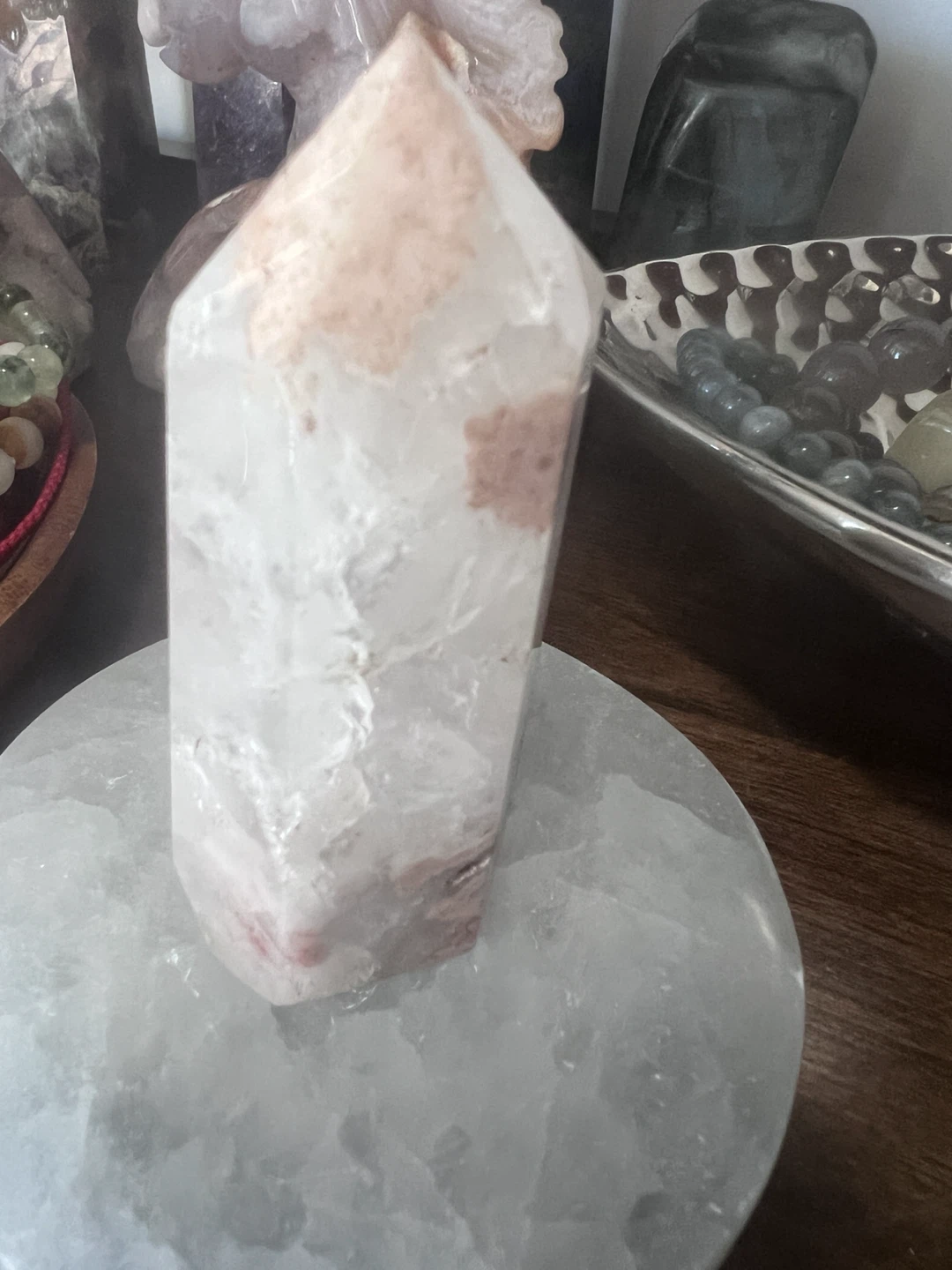 PINK AMETHYST DRUZY MINI TOWER - photo 3