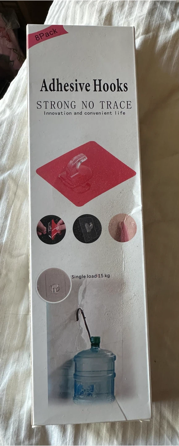 8 Pack Adhesive Hooks
