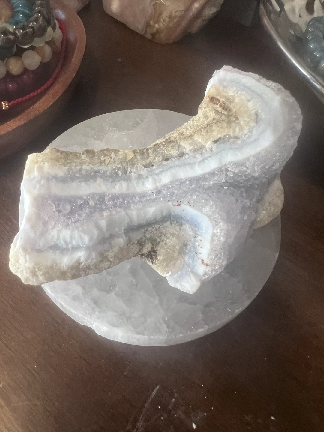 BLUE LACE AGATE DRUZY SPECIMEN
