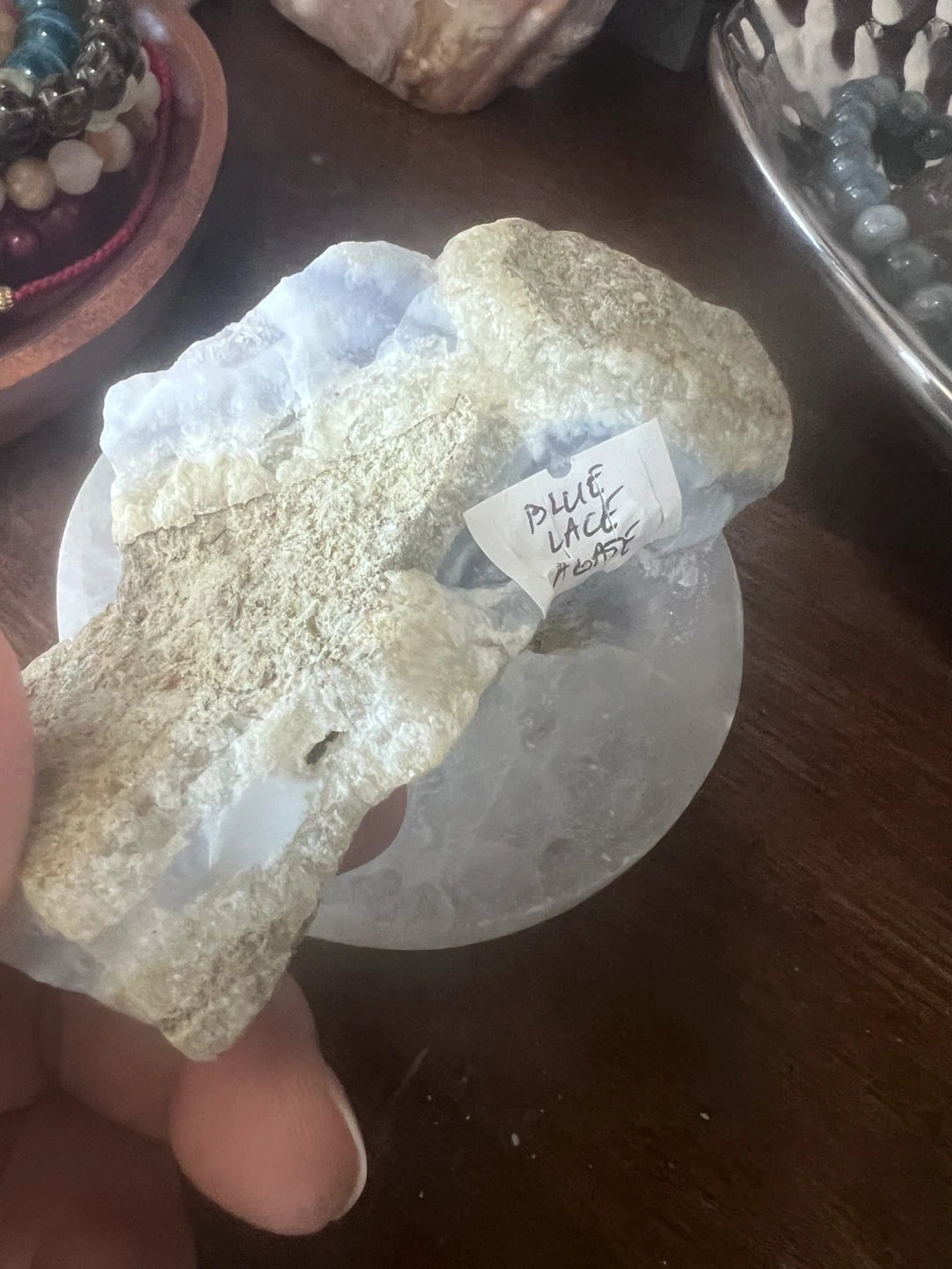 BLUE LACE AGATE DRUZY SPECIMEN - photo 3