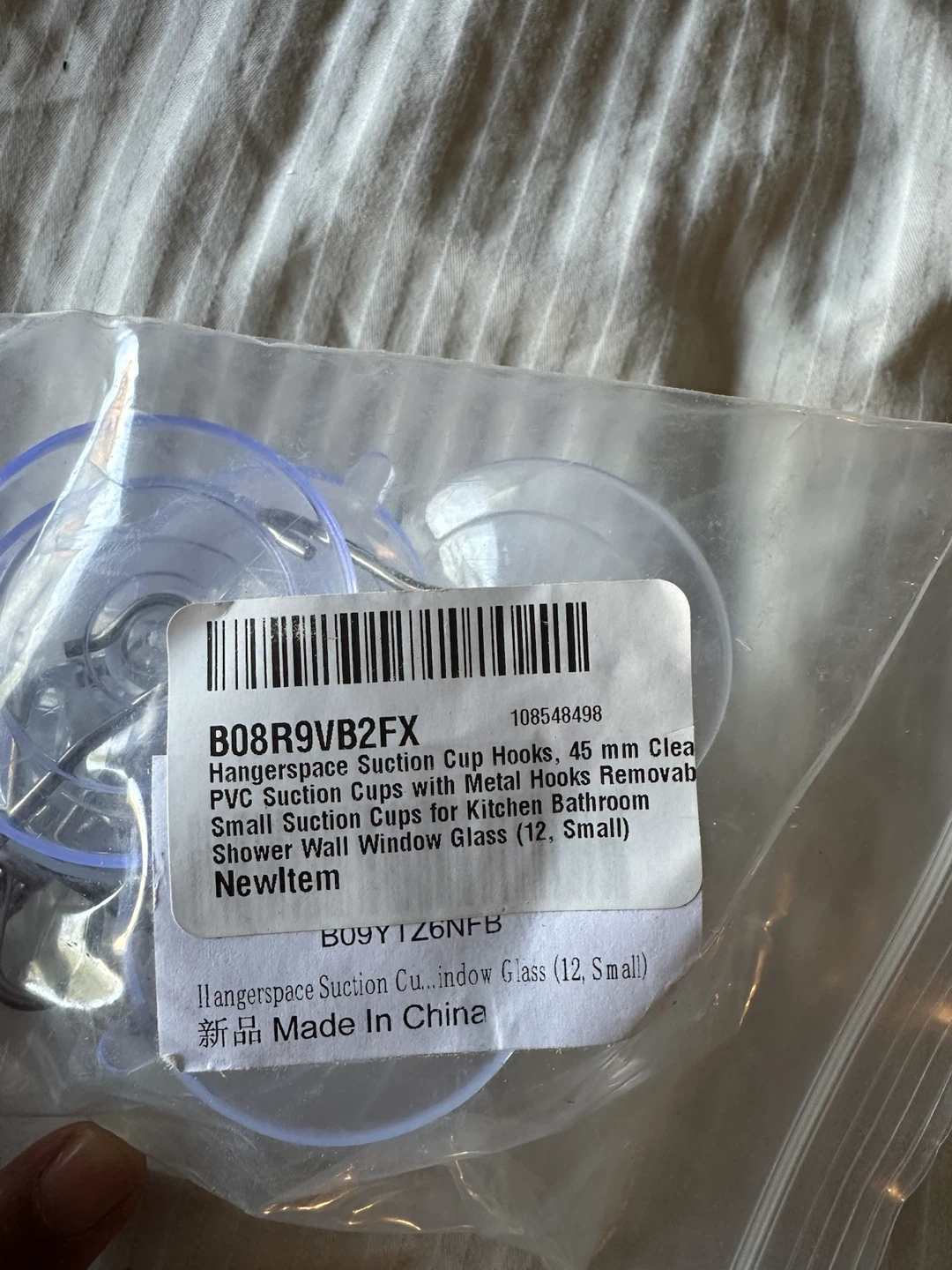 Hangerspace Suction Cup Hooks with Metal Hooks (12, Small) - photo 2