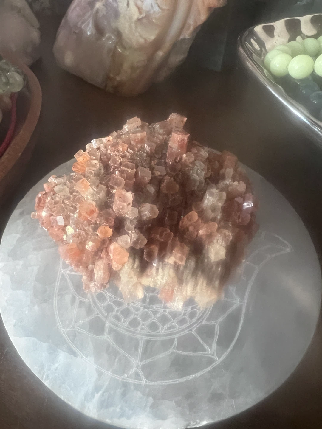 ARAGONITE SPUTNIK CLUSTER