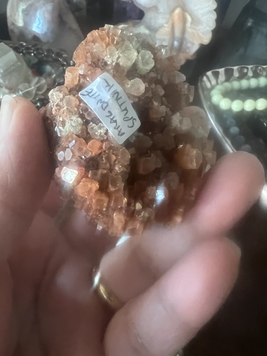ARAGONITE SPUTNIK CLUSTER - photo 4