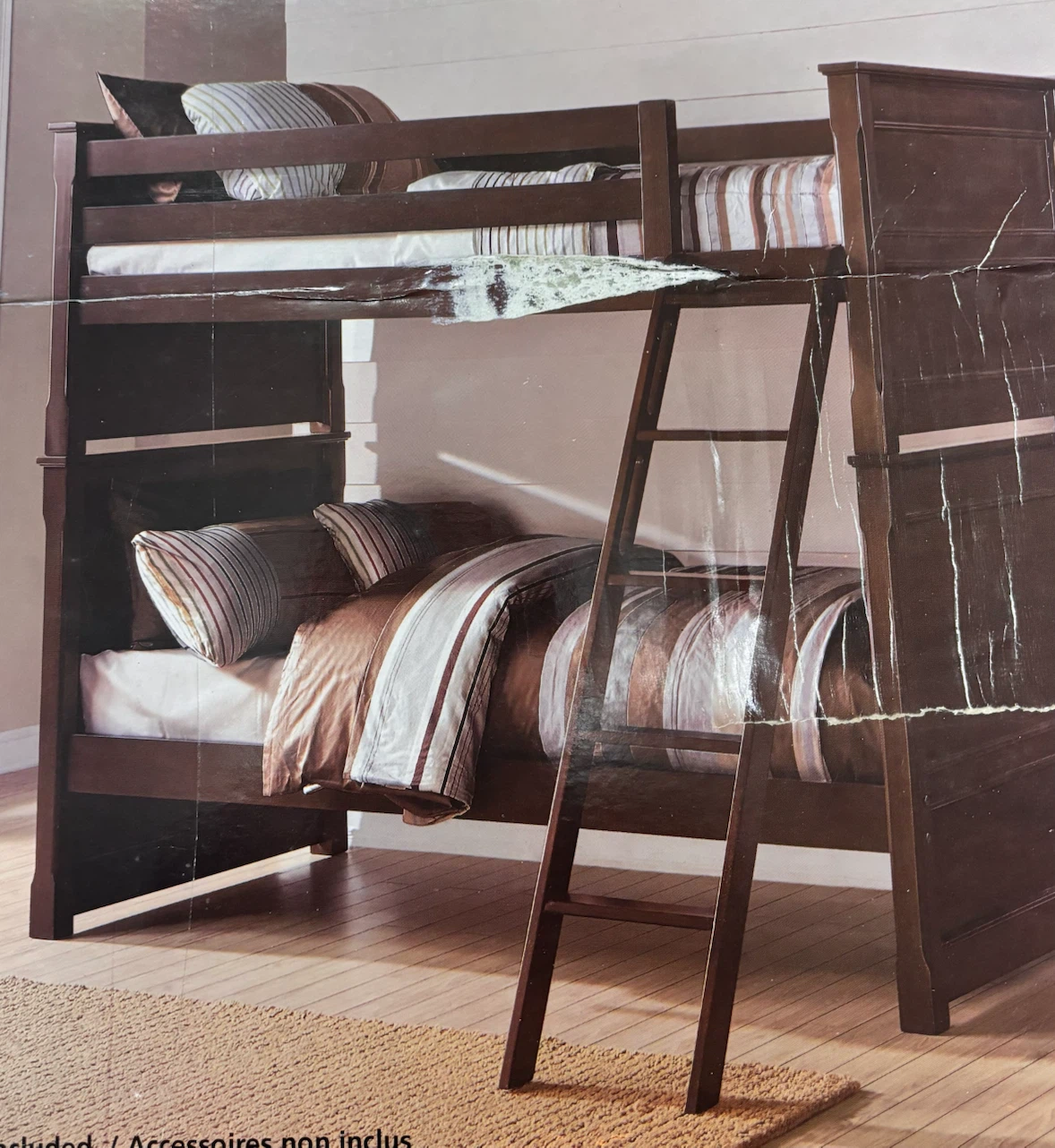 Convertible Bunk Bed to 2 Twin Beds