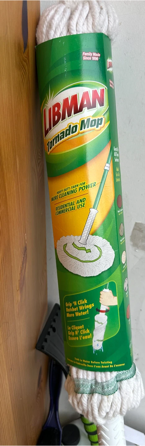 Libman Tornado Mop Heavy-Duty Yarn for Cleaning