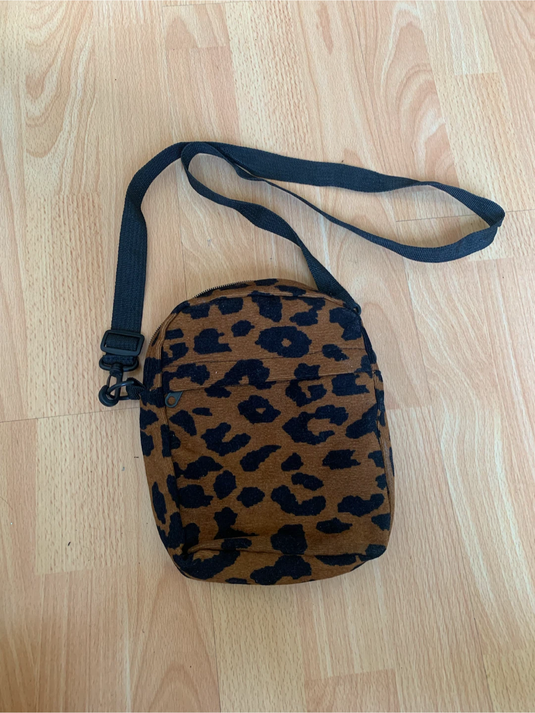 Leopard Print Crossbody Bag