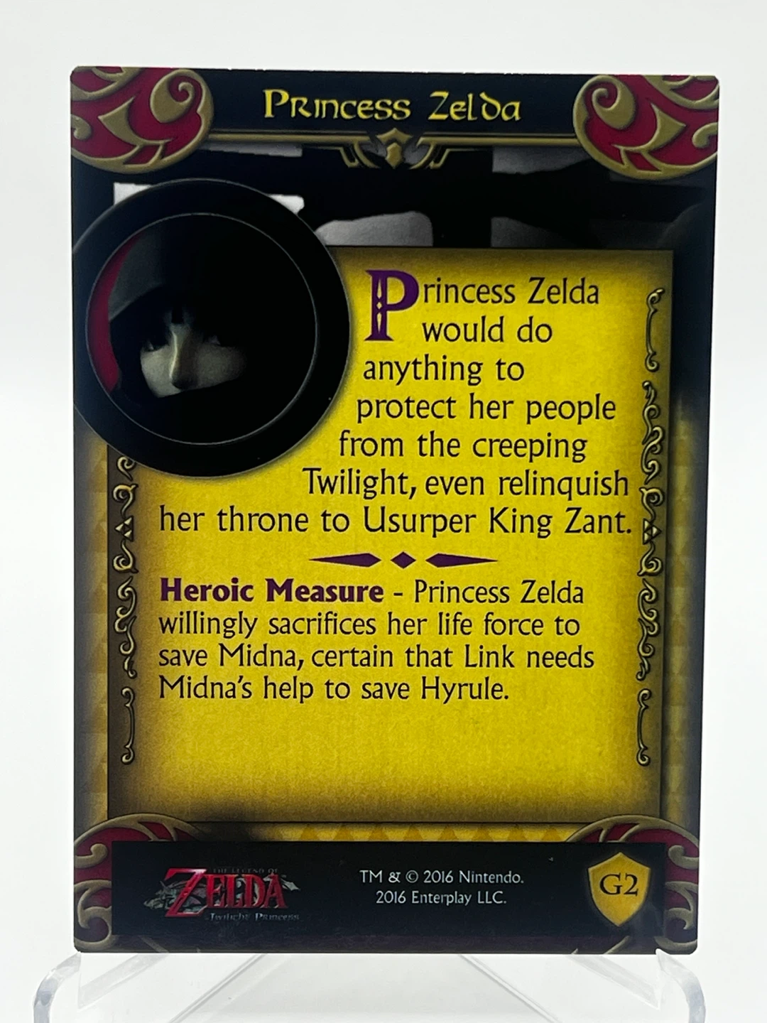 2016 Enterplay The Legend of Zelda Princess Zelda GOLD #G2 - photo 2