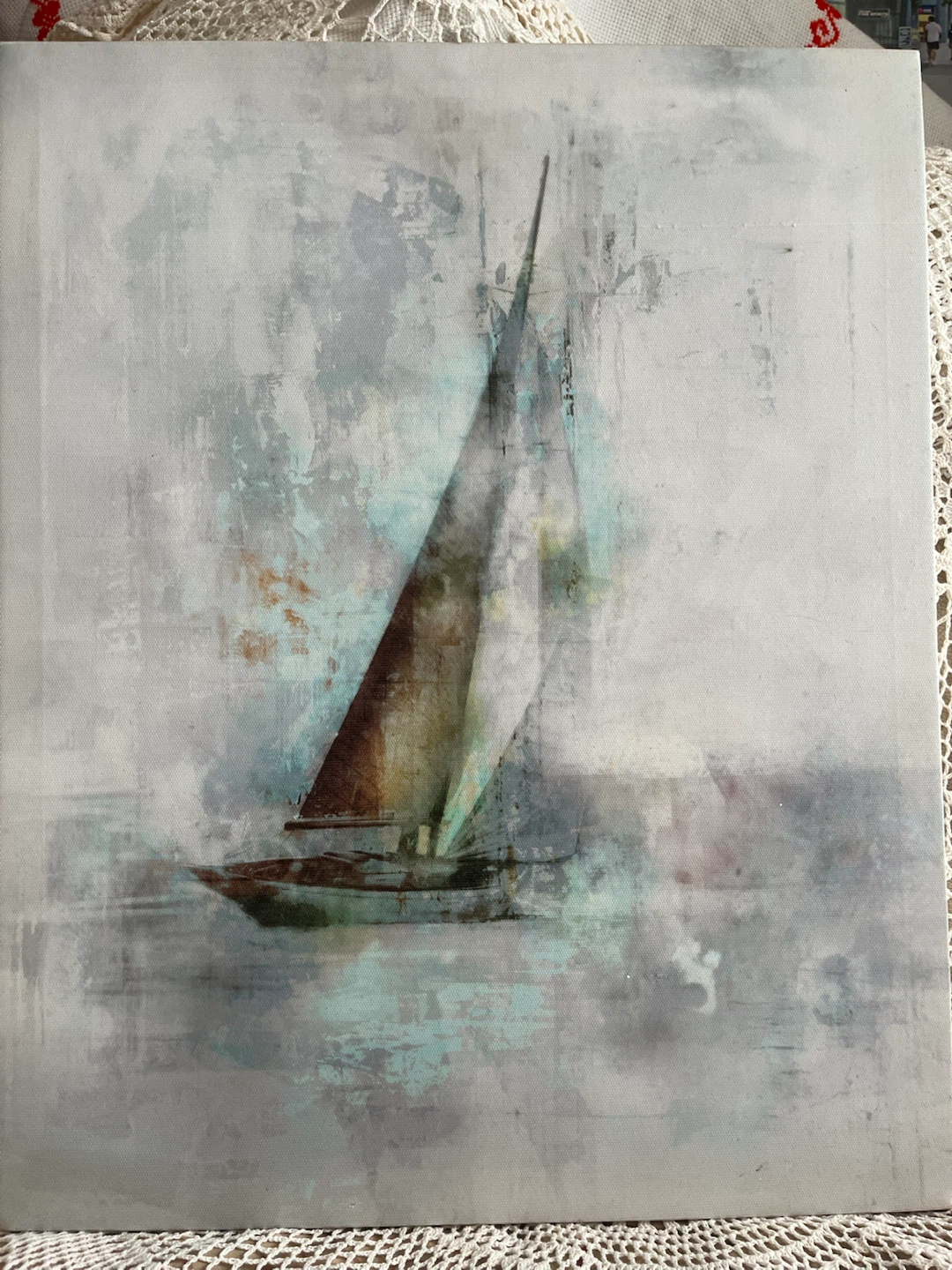 Art- Canvas Wall Art - Sailboat Image