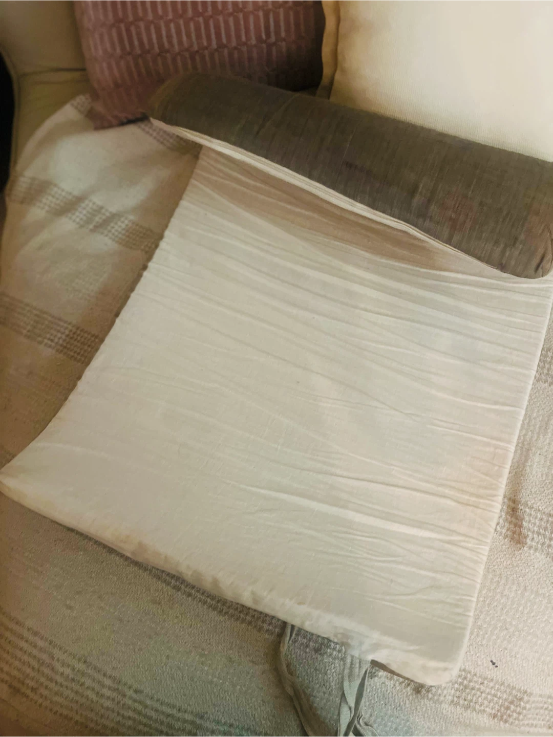 Bespoke Linen Hemp Meditation Mat - photo 5
