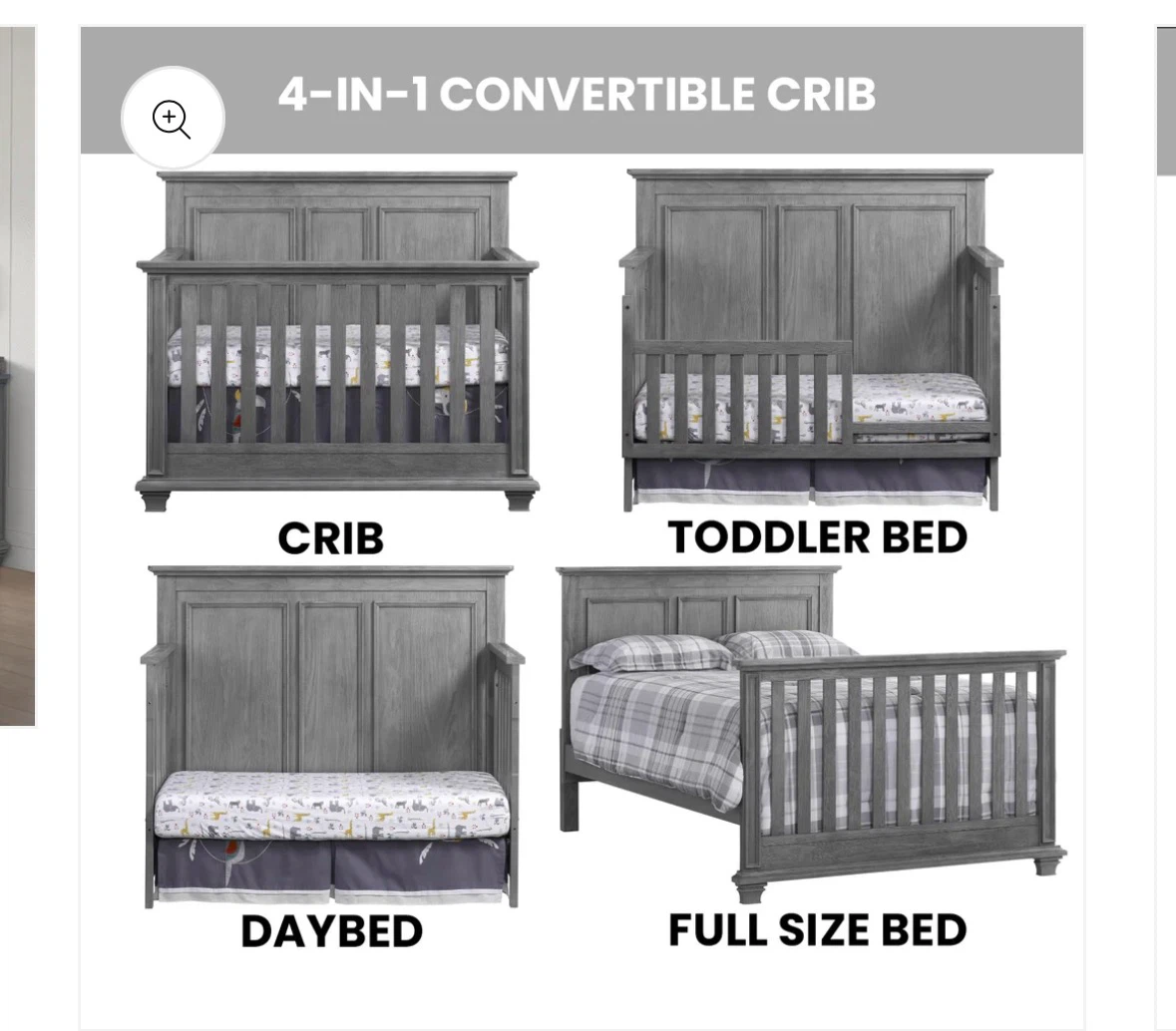 Kenilworth 4 in 1 Convertible Crib - photo 2