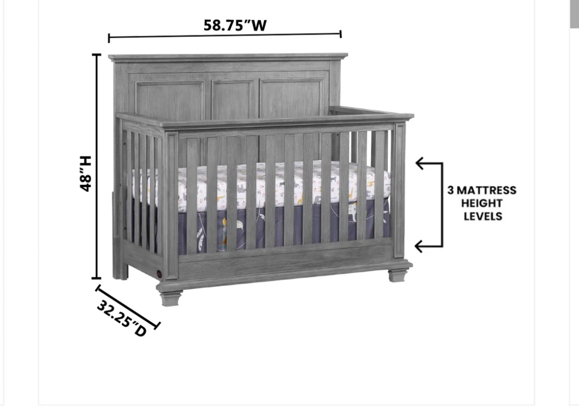 Kenilworth 4 in 1 Convertible Crib - photo 3