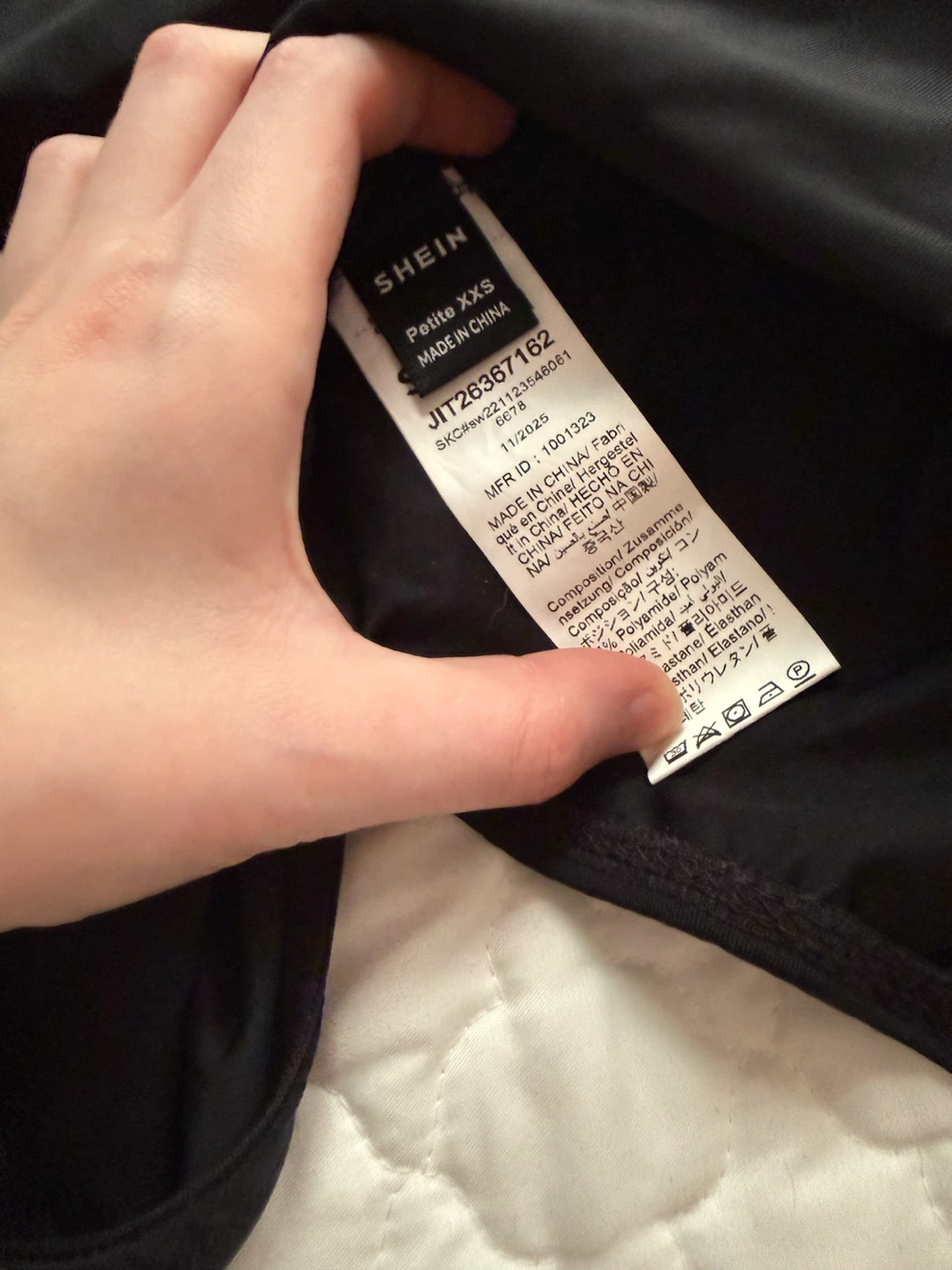 SHEIN Black Long Sleeve Crop Top - photo 3