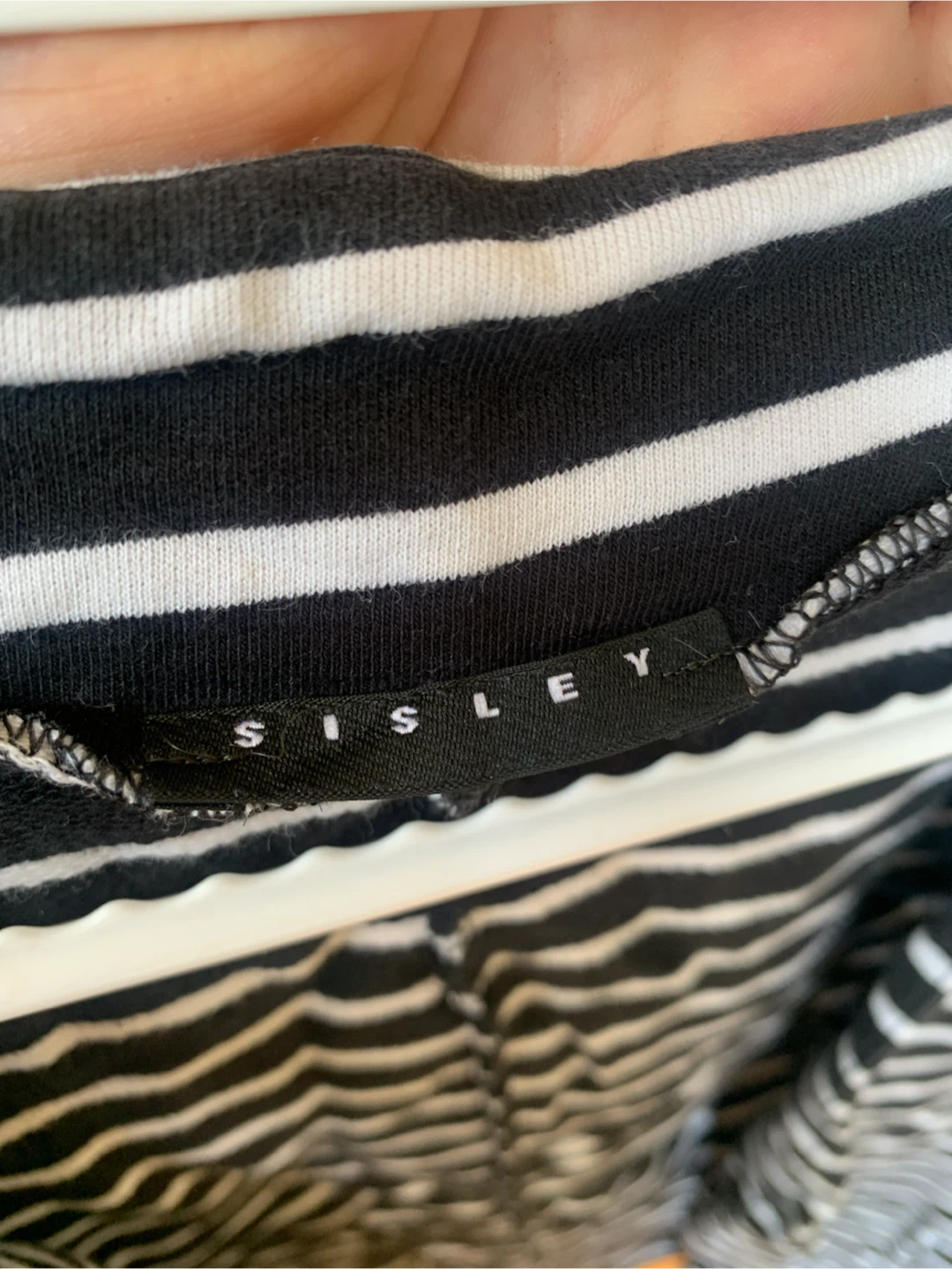 Sisley Black and White Striped Cardigan - photo 3