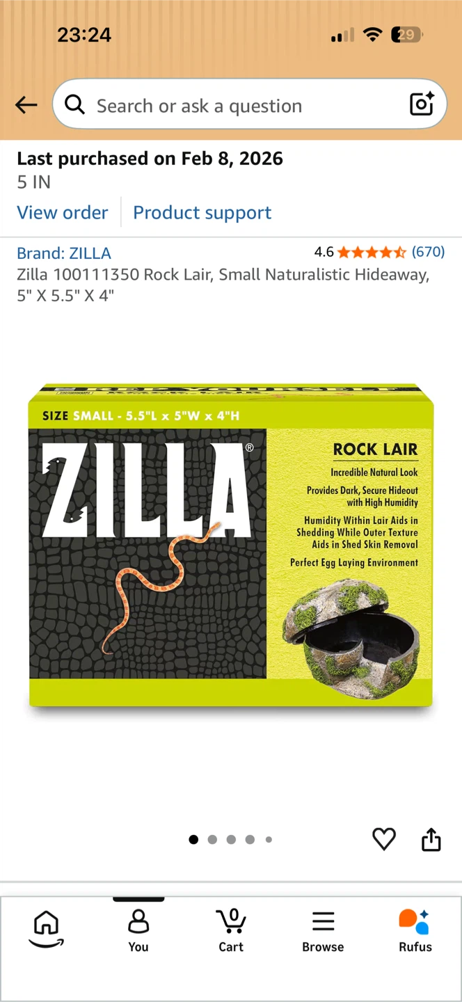 Zilla Rock Lair Small Hideaway