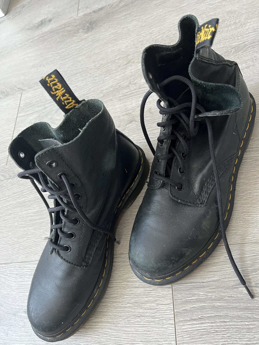 Dr. Martens Black Leather Boots - photo 2