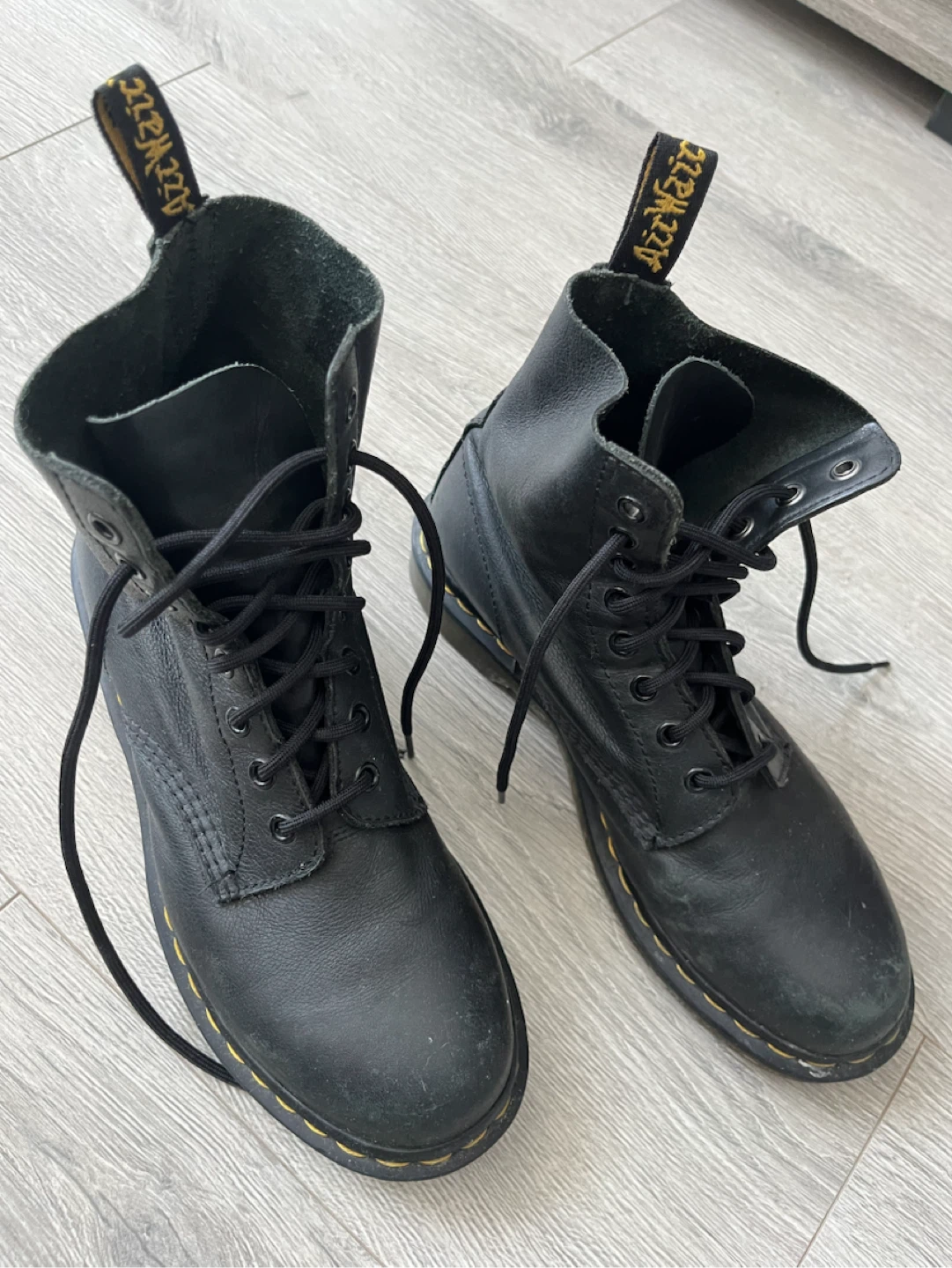Dr. Martens Black Leather Boots