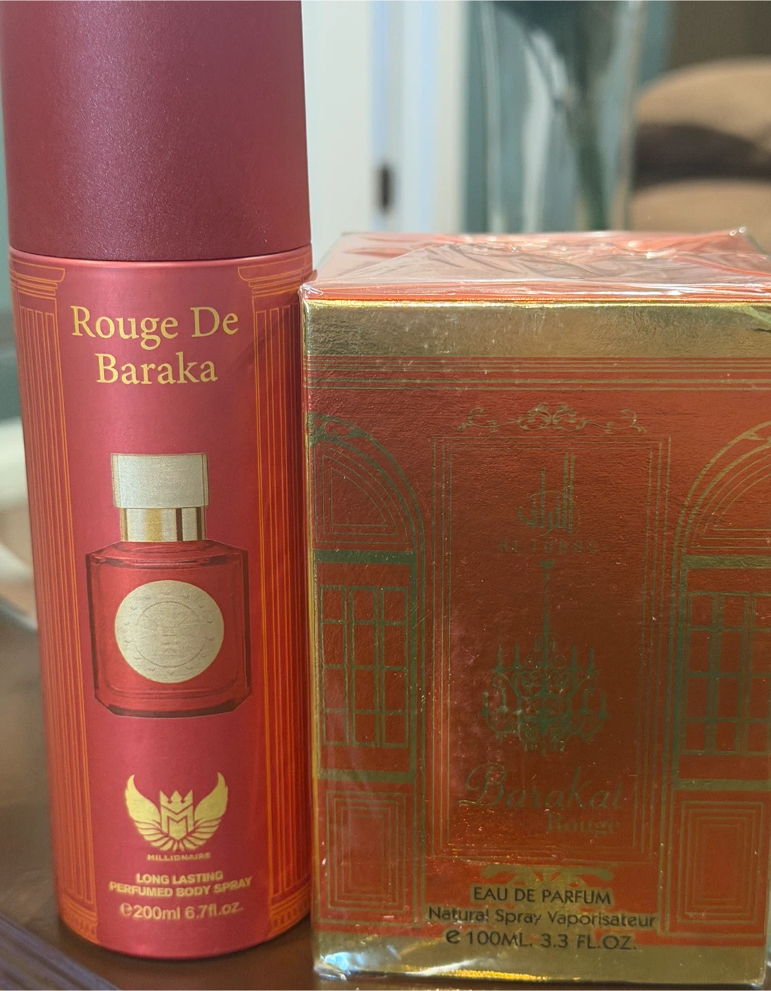 Baraka Rouge Eau de Parfum and Body Spray Set