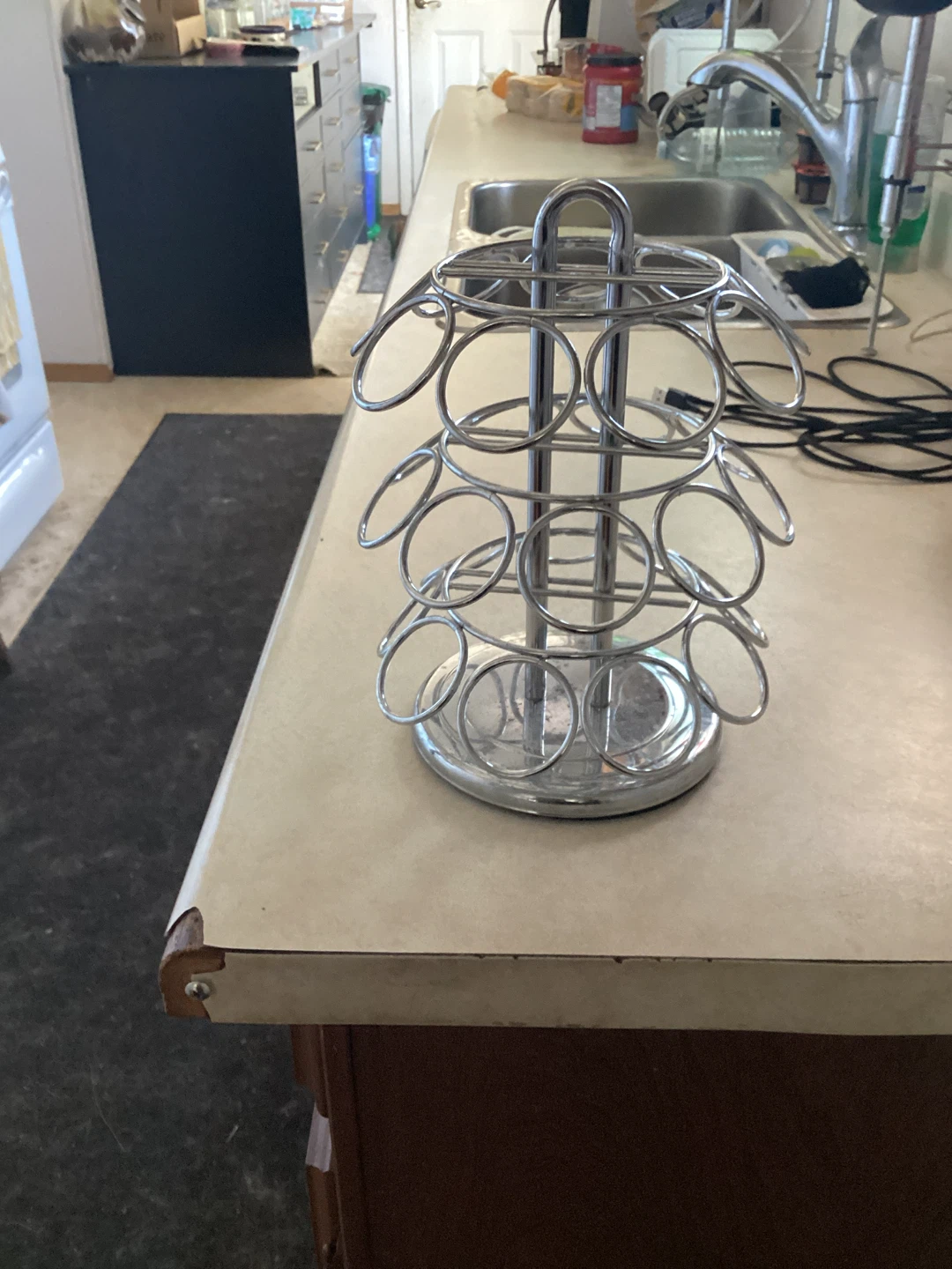 Chrome Rotating K-Cup Holder