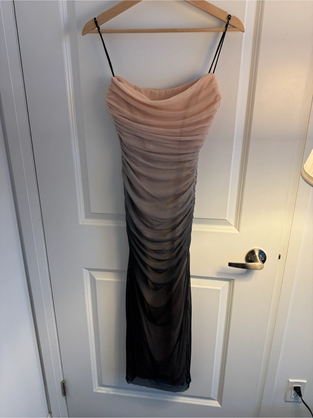 Zara Women's Ruched Ombre Bodycon Dress - photo 2