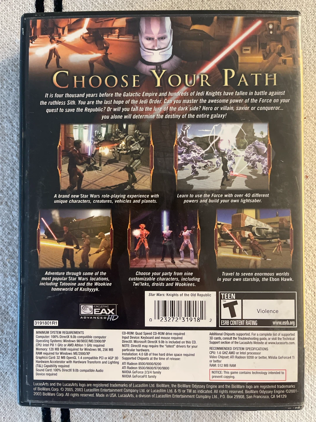 Star Wars Knights of the Old Republic PC Game - photo 2