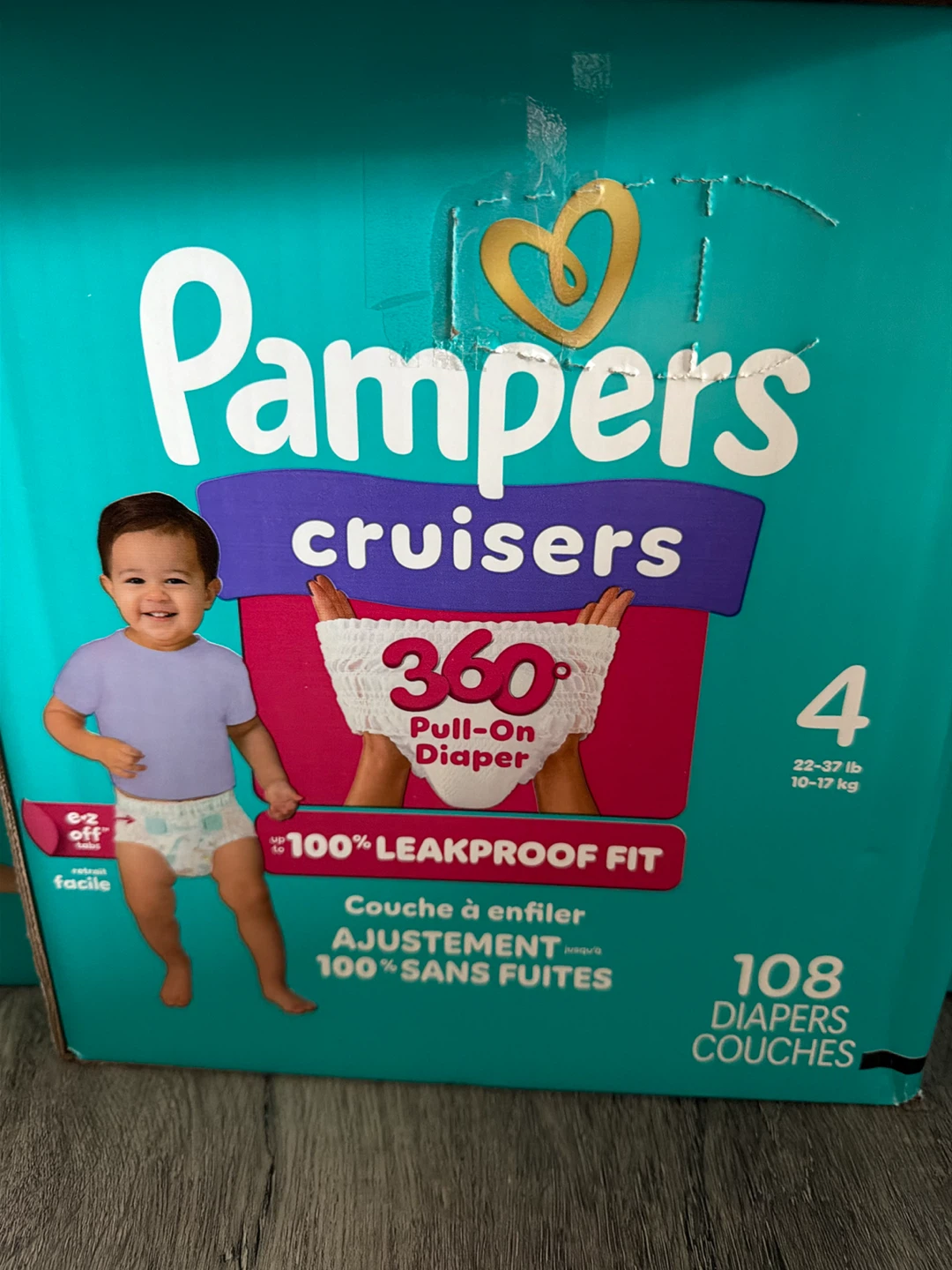 Pampers Cruisers Size 4 Diapers - 108 Count