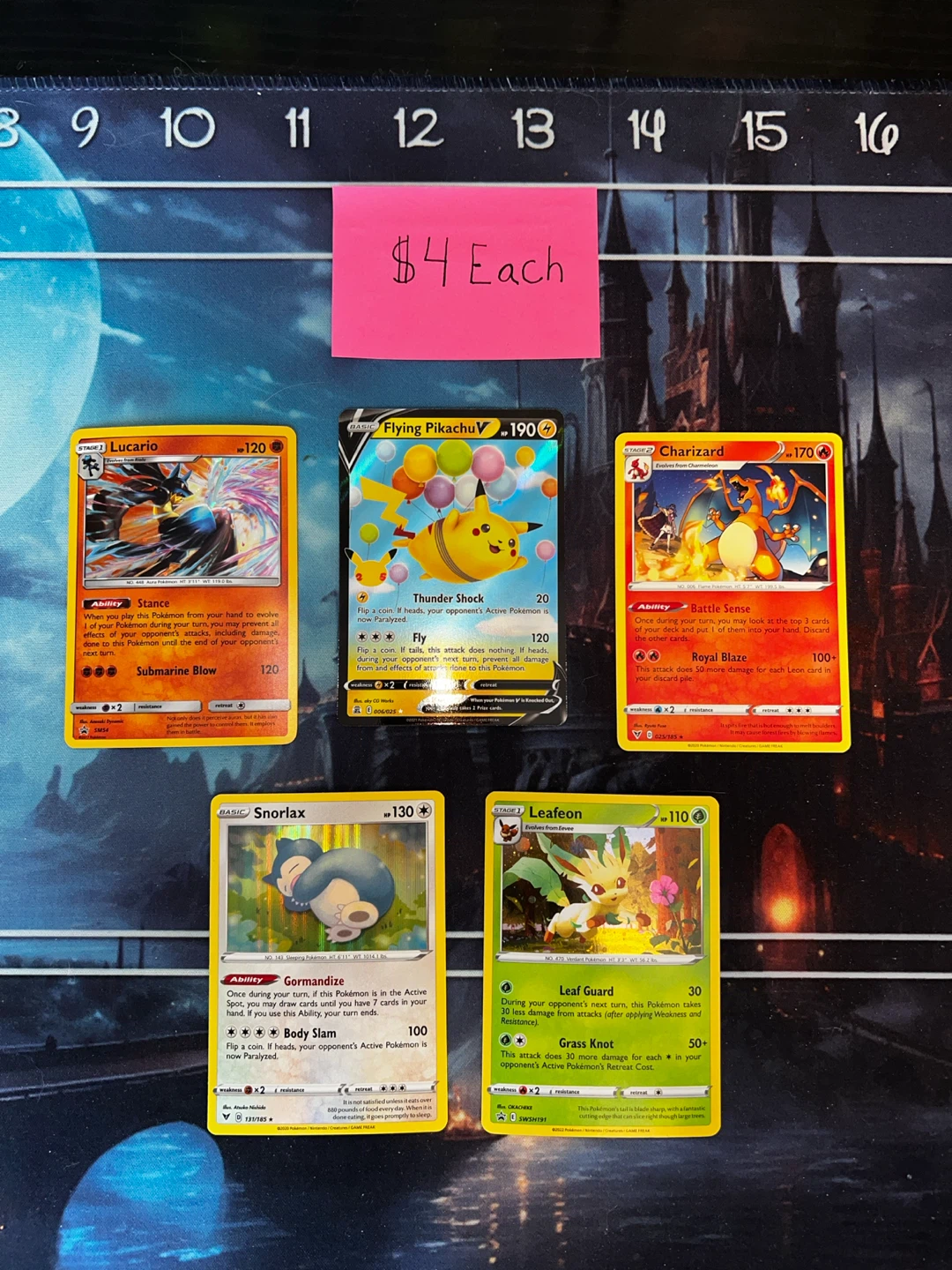 Pokemon Trading Cards $4 each