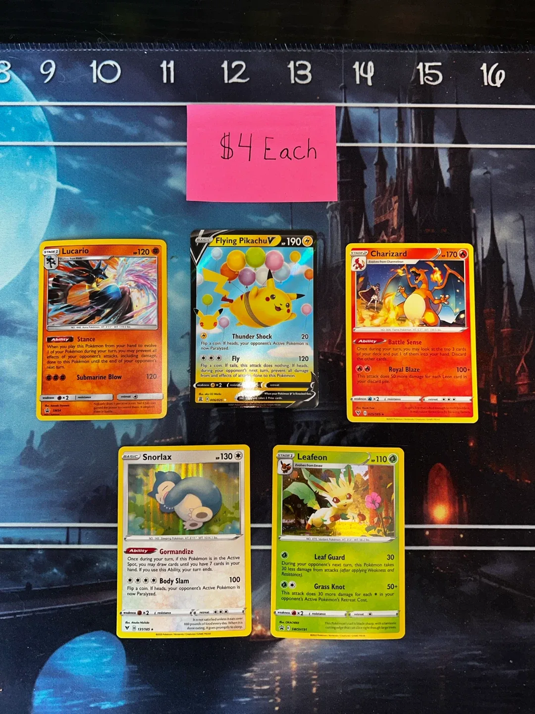 Pokemon Trading Cards $4 each
