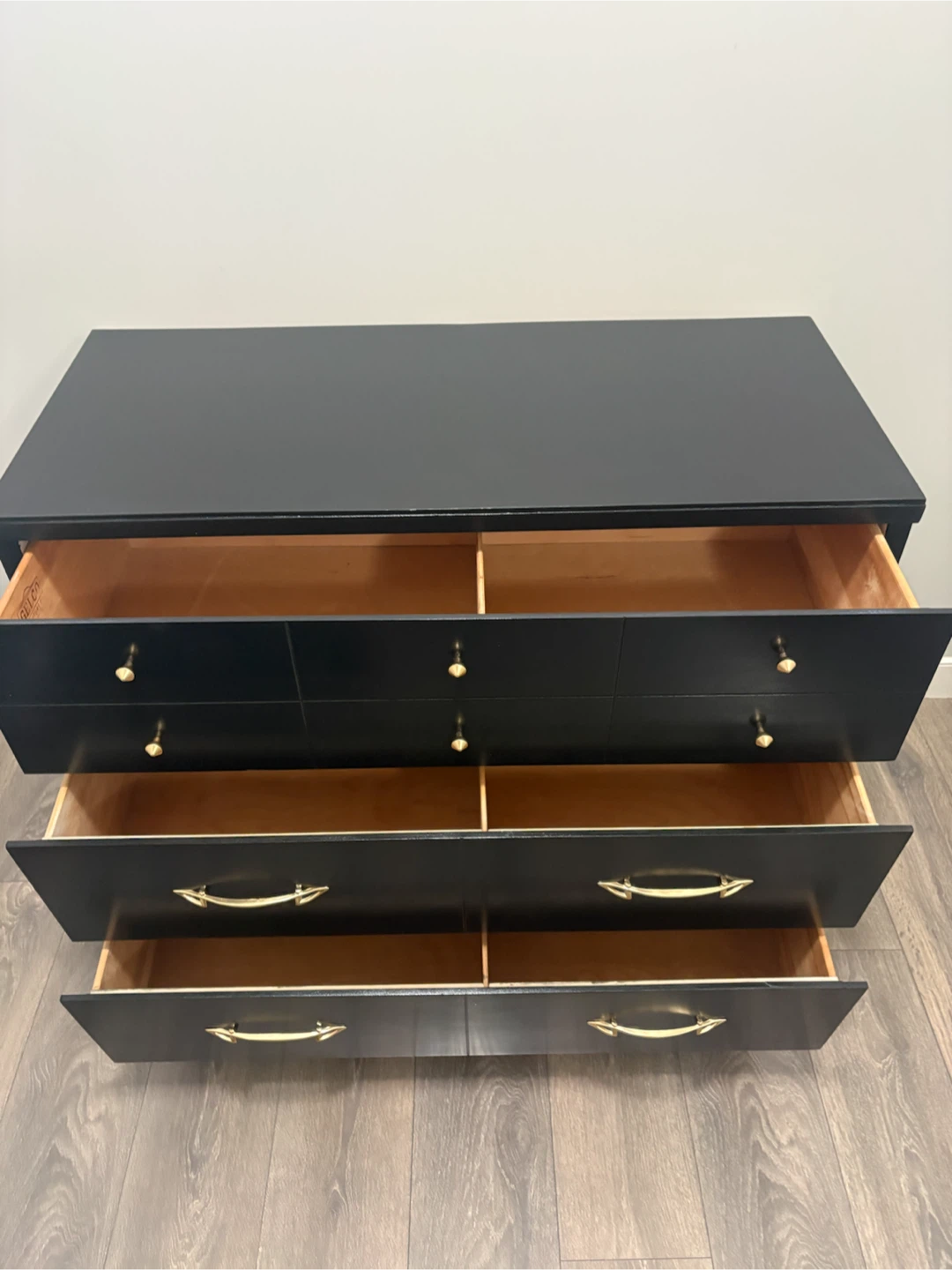 Black Dresser with Gold Hardware - photo 5