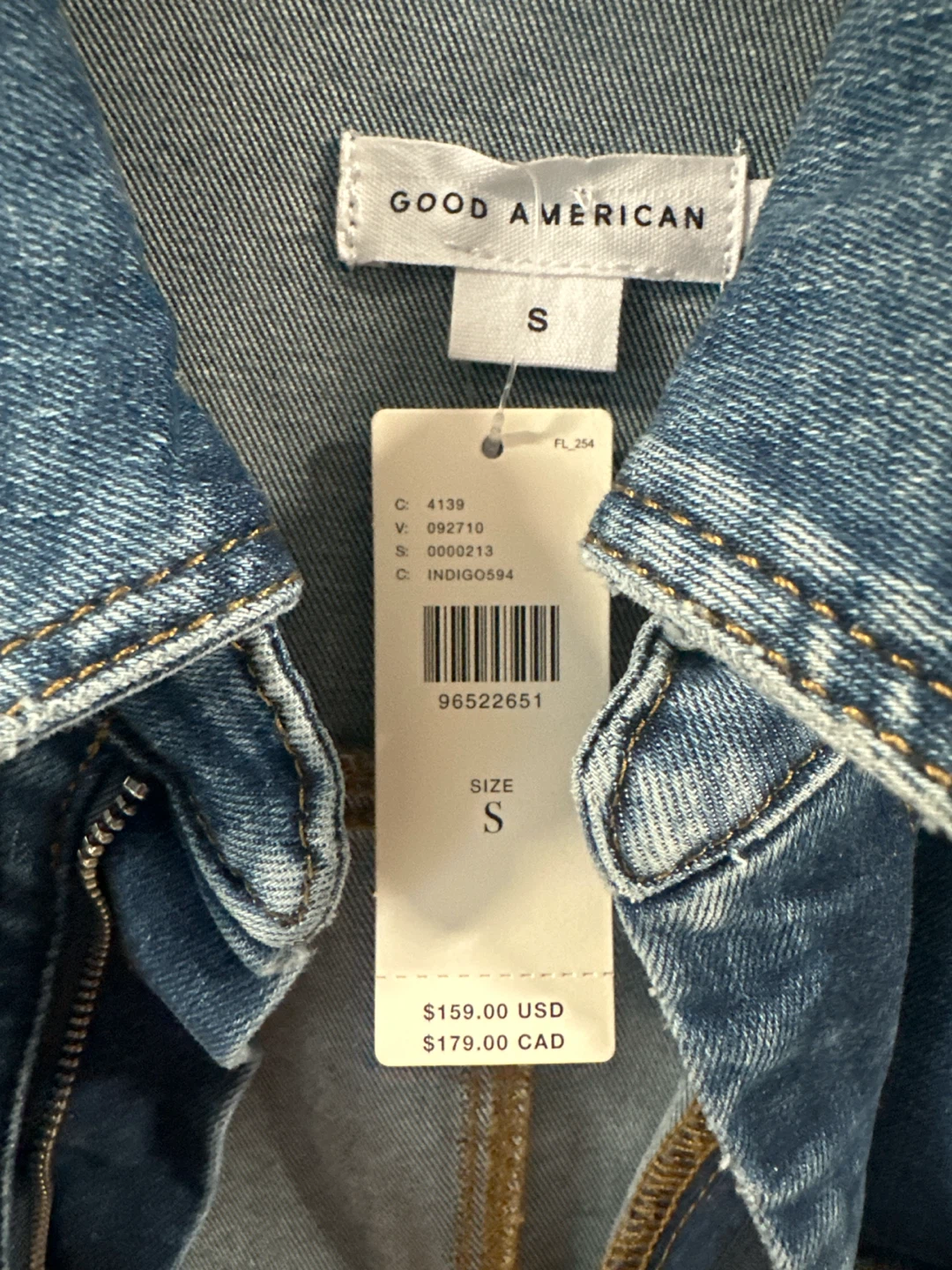 New Good American Denim Sleeveless Dress - photo 2