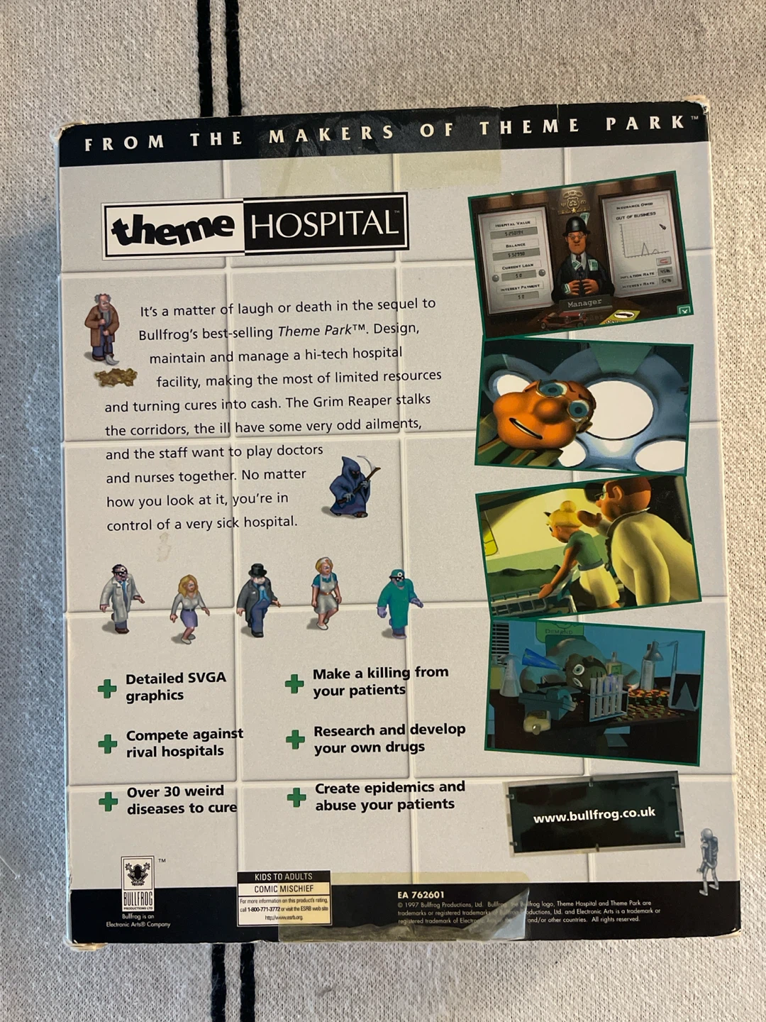 Theme Hospital PC Game - CDROM - photo 2