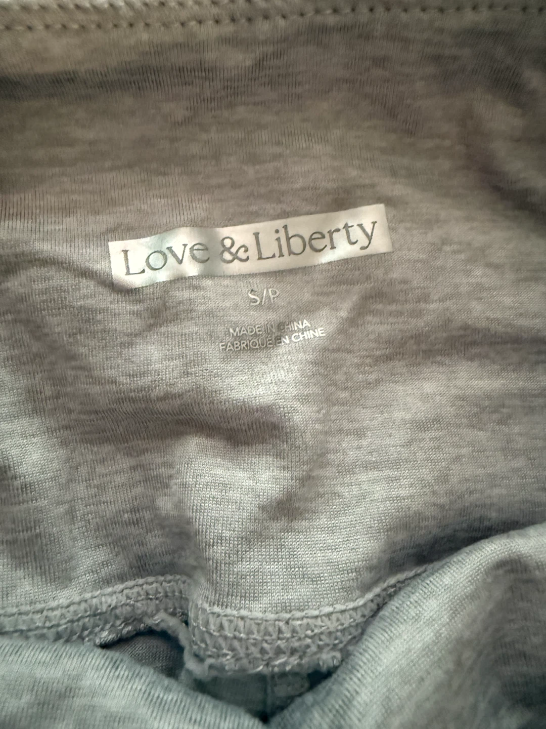 Love & Liberty Grey Athletic Leggings - photo 3