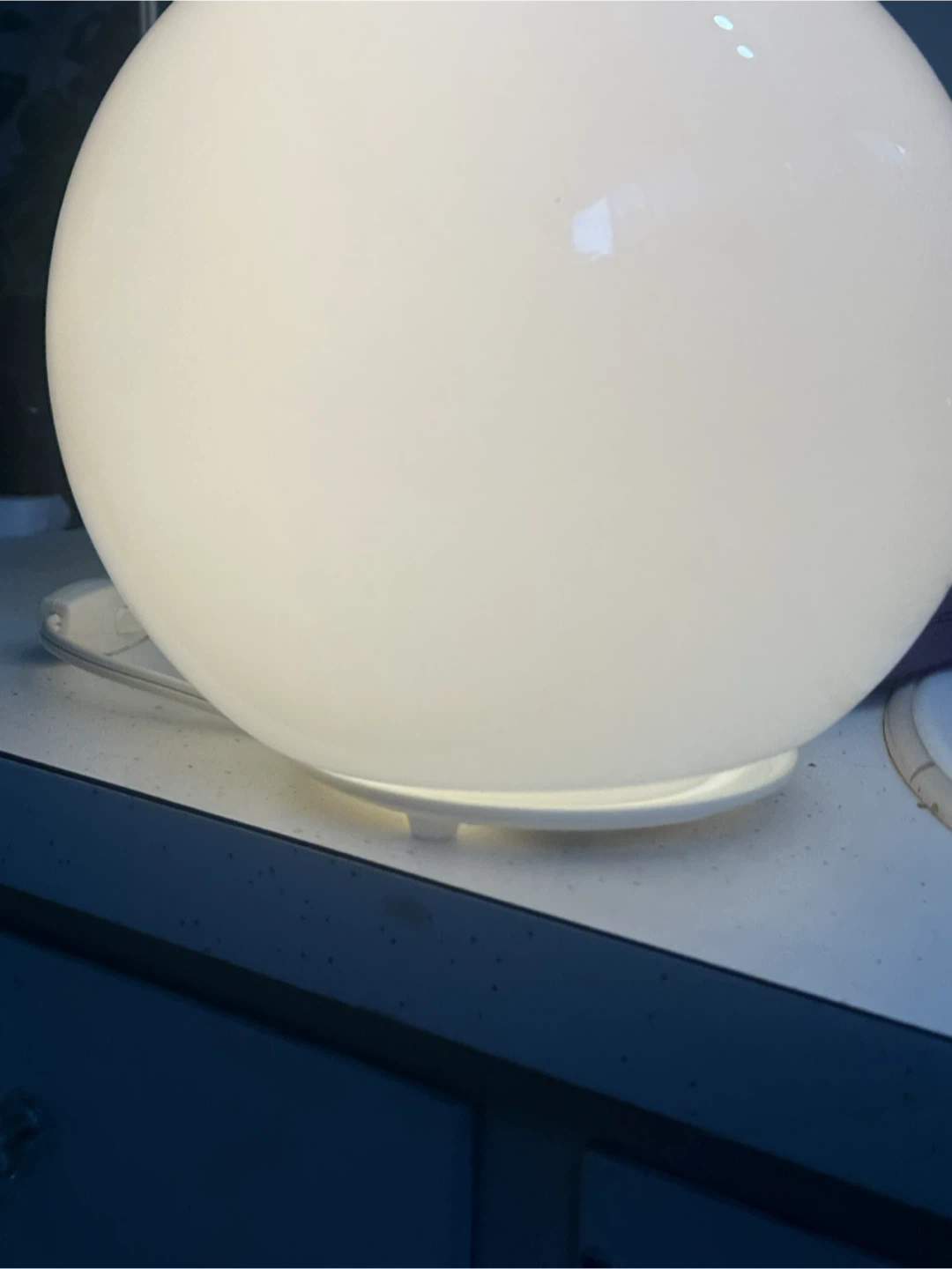 IKEA fado minimalist orb lamp