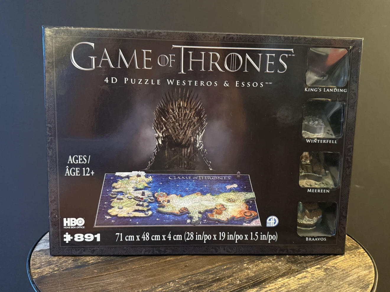 Game of Thrones 4D Puzzle Westeros & Essos