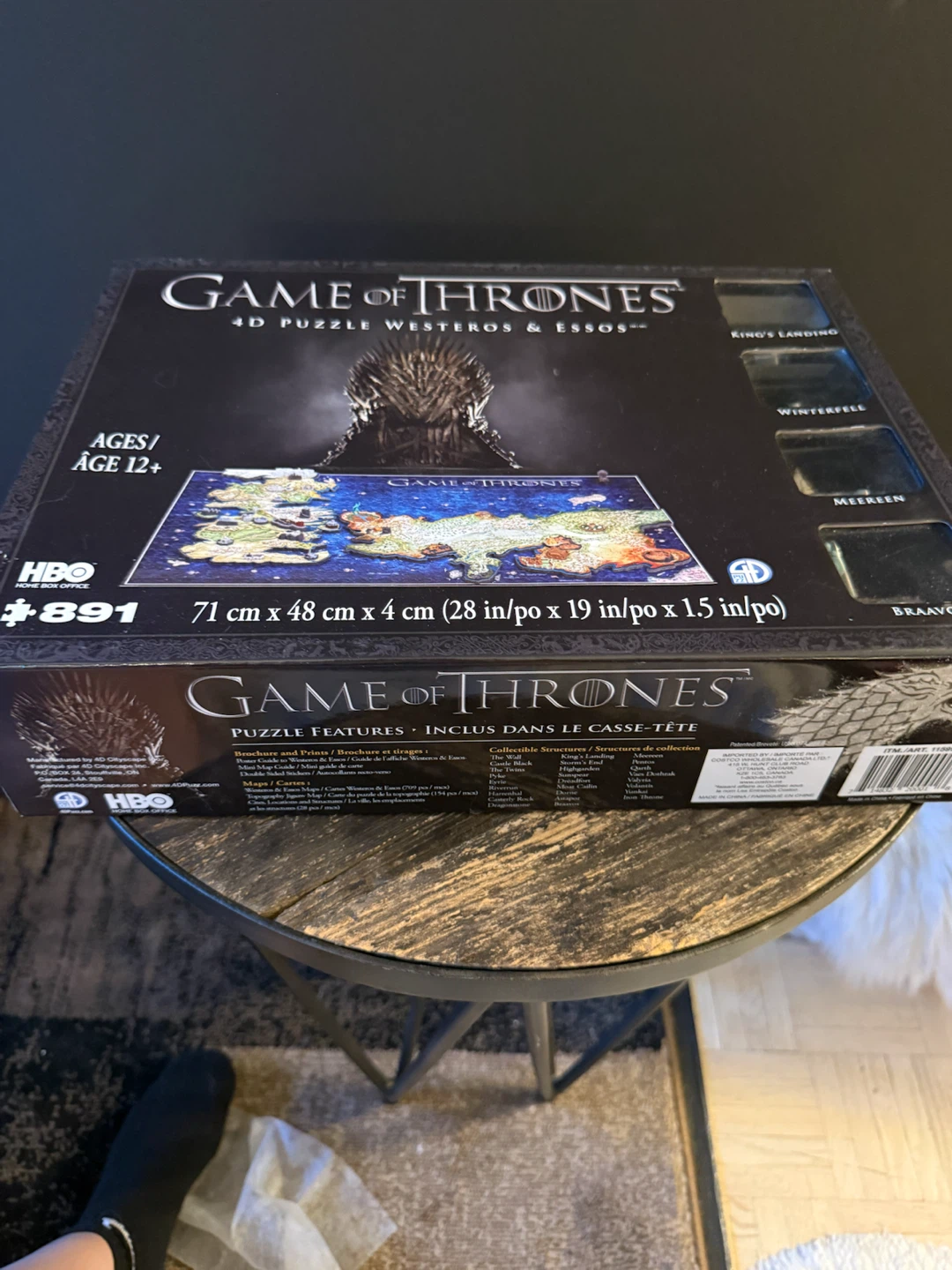 Game of Thrones 4D Puzzle Westeros & Essos - photo 3