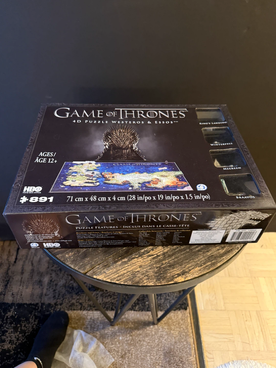 Game of Thrones 4D Puzzle Westeros & Essos - photo 4