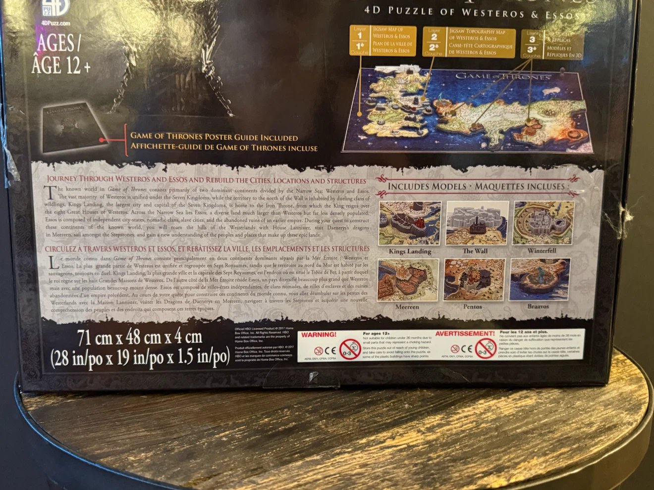 Game of Thrones 4D Puzzle Westeros & Essos - photo 5