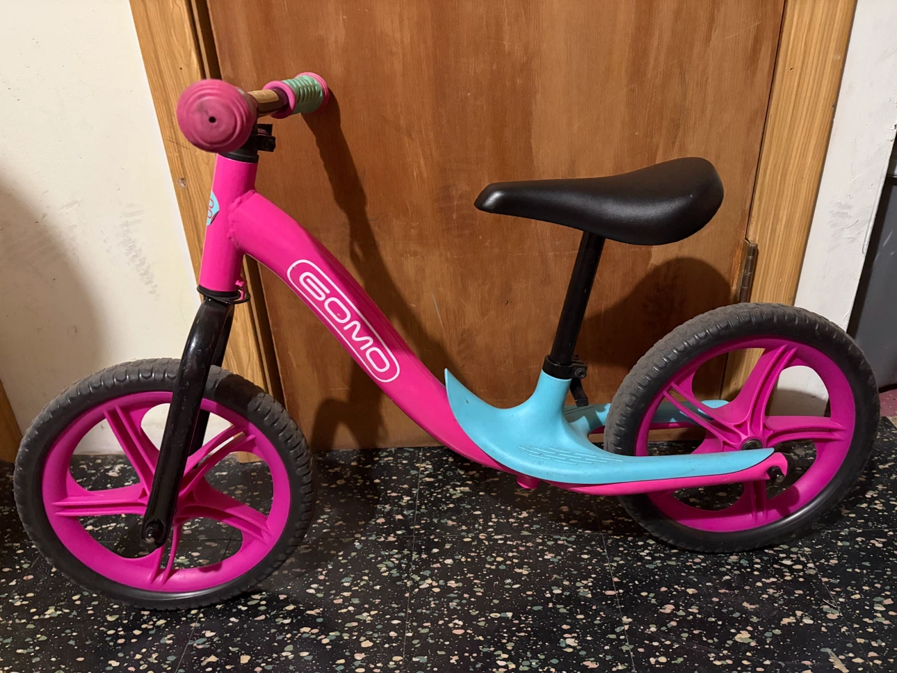 GOMO Pink & Blue Balance Bike