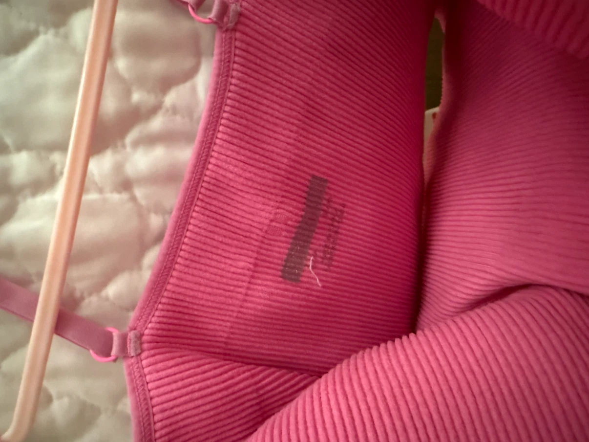 Pink Ribbed Tank Top - photo 3