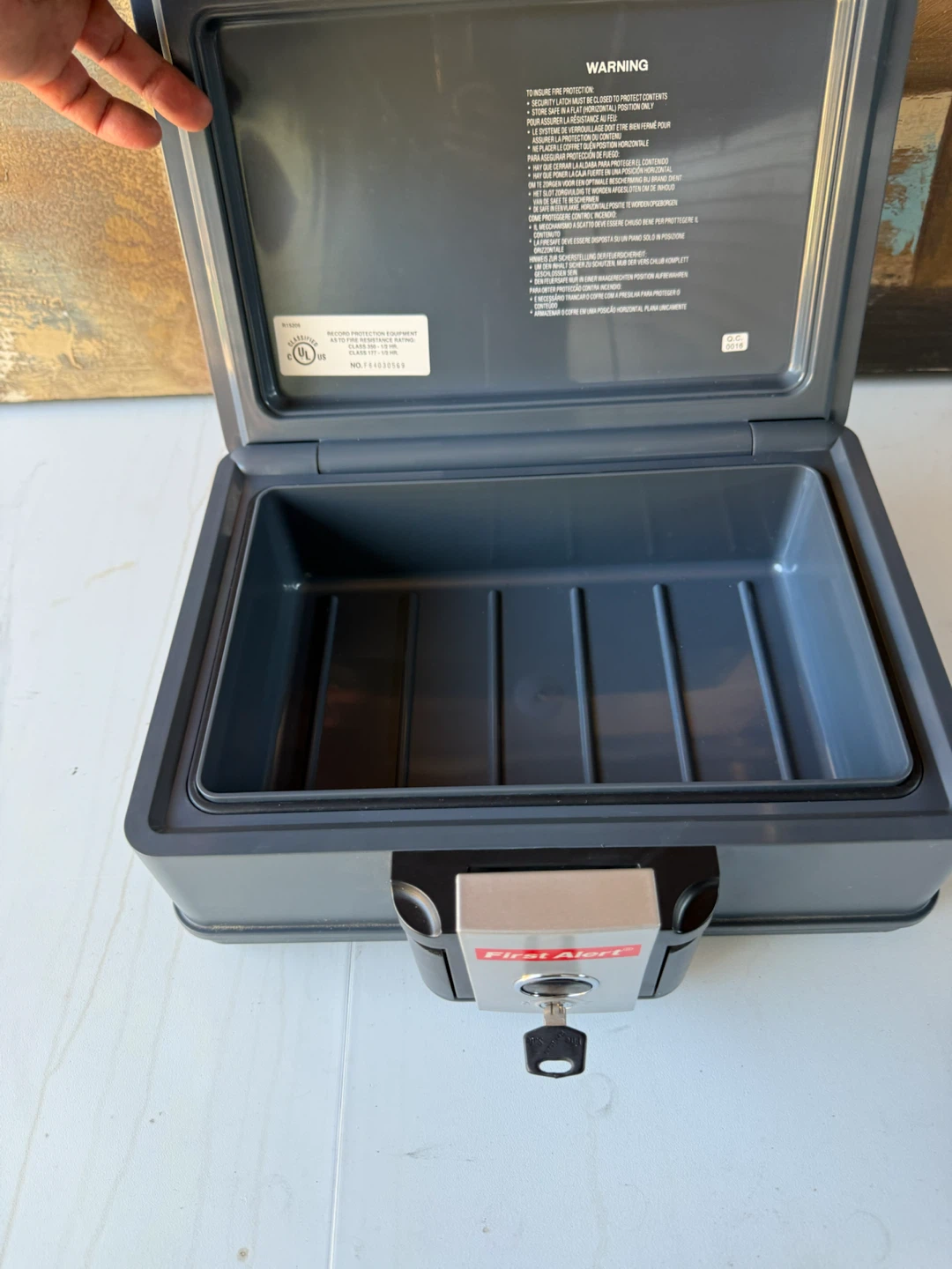 First Alert Waterproof Fire Safe Box - photo 2