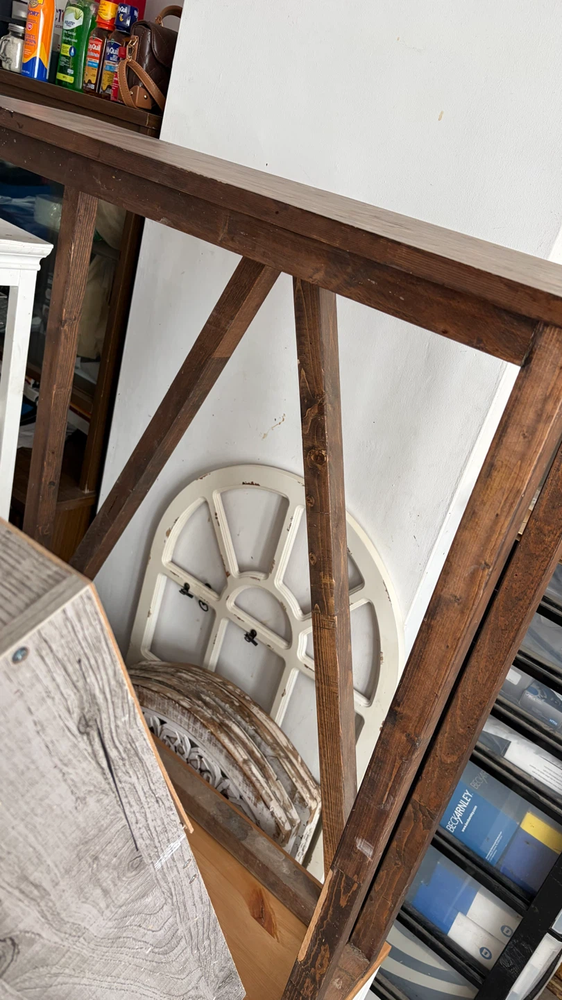 Rustic Wooden Console Table