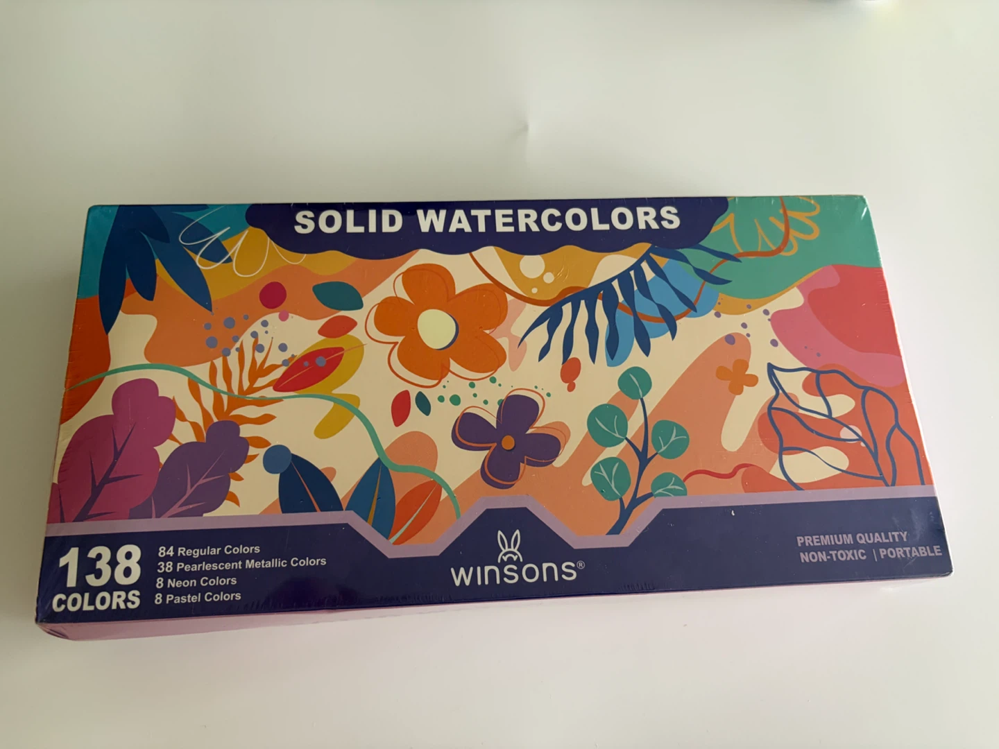 New WINSONS 138 Colors Watercolor Paint Set - photo 5