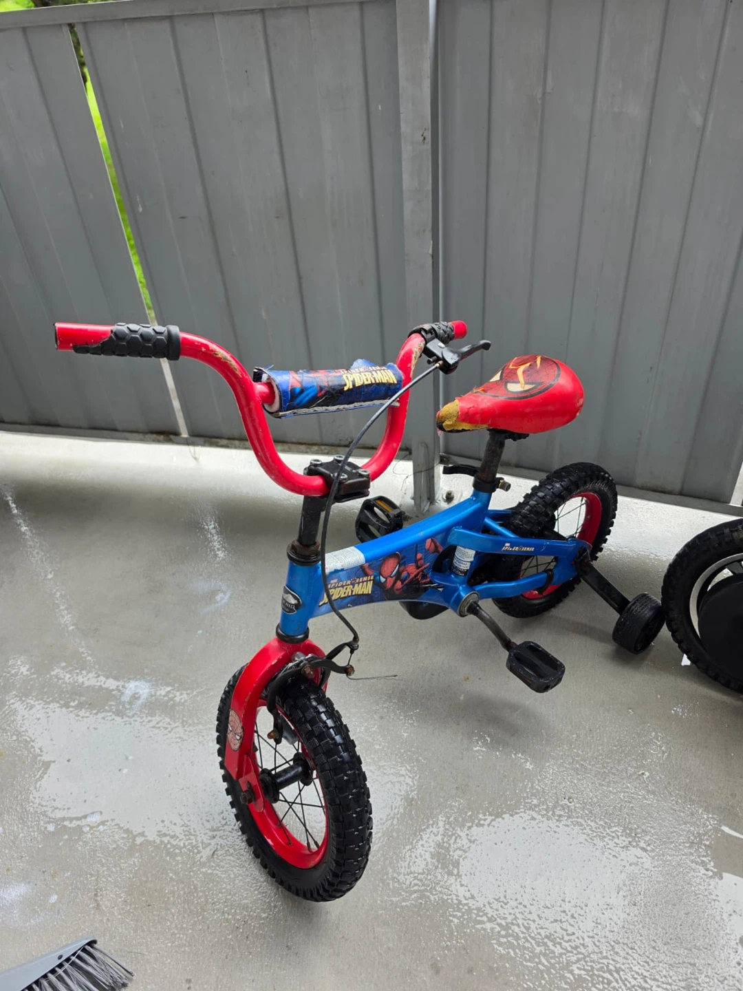 Spider-Man Kids Bicycle and Scooter Set
